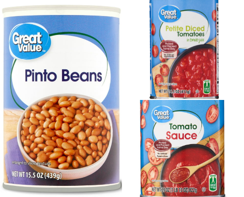 Simple chili: Walmart delivery edition cover photo collage