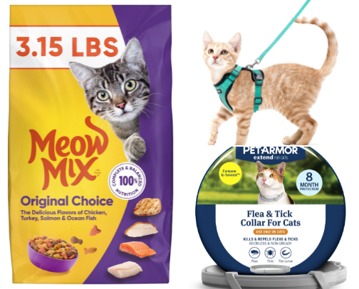 Cat Supplies that cats love & their owners trust cover photo collage