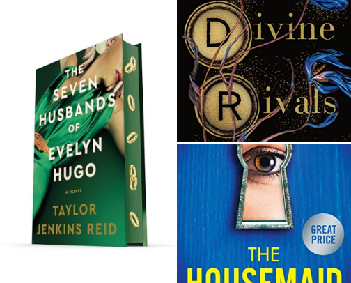 trending books that won't break the bank (all $7.99...for now!!) cover photo collage