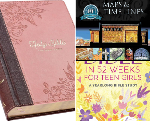 My Collection of Christian Bibles & Faith Building Books cover photo collage