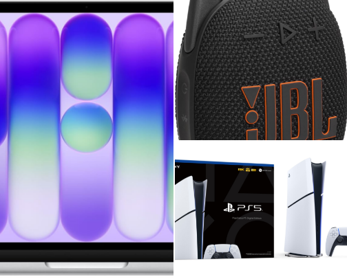 electronics must have cover photo collage
