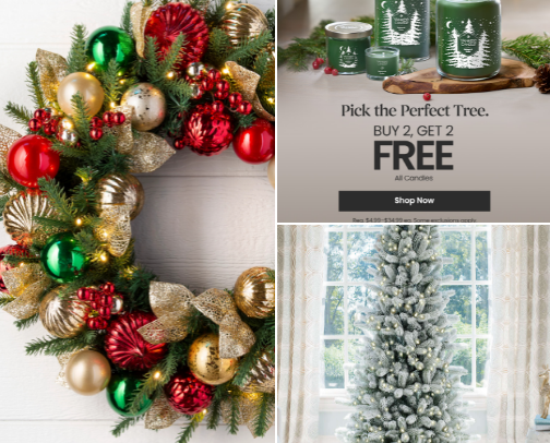 Christmas decor starter pack cover photo collage