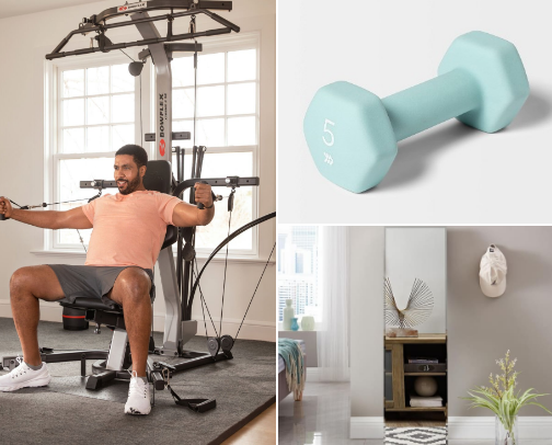 21 Items to Create a Home Gym cover photo collage