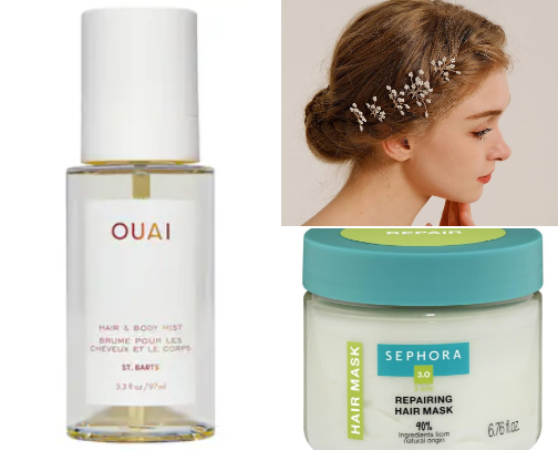 Hair cover photo collage