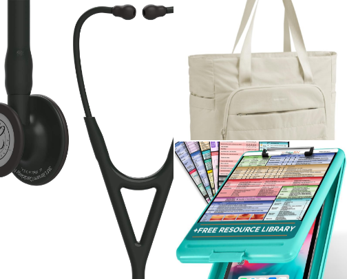 Amazon Nursing School Essentials cover photo collage