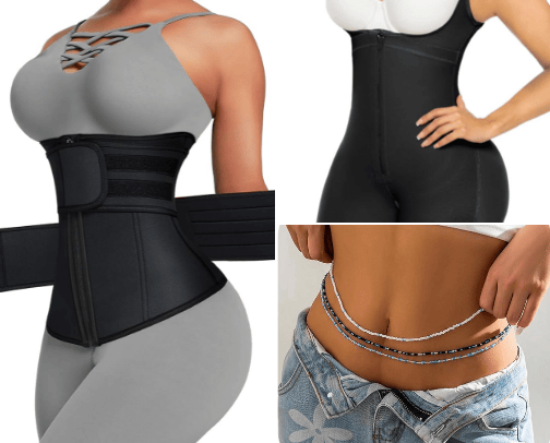 Waist trainers cover photo collage