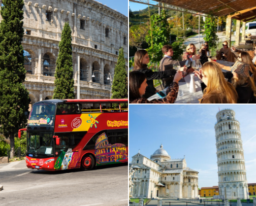 Fave places in Italy cover photo collage