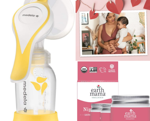 Needs for breastfeeding cover photo collage