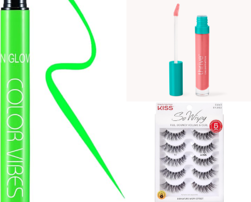 Green liner, plum lip — the combo nobody's doing on deep skin" cover photo collage