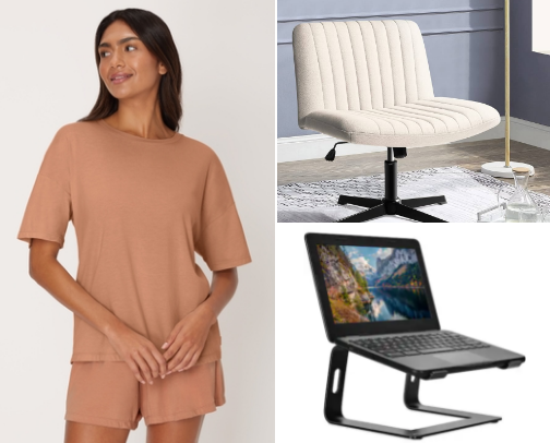 my work from home needs💻🛌 cover photo collage