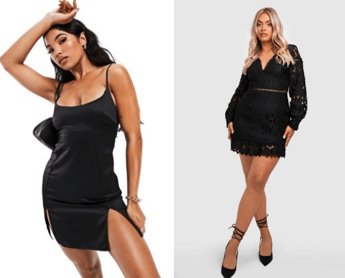 Little black dress cover photo collage
