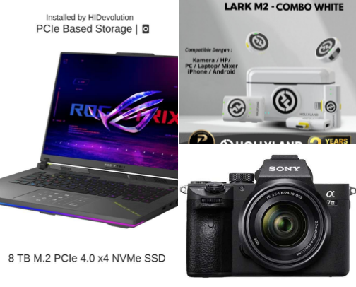CONTENT CREATOR MUST HAVES cover photo collage