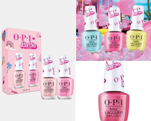 Barbie nails collection💅 cover photo collage