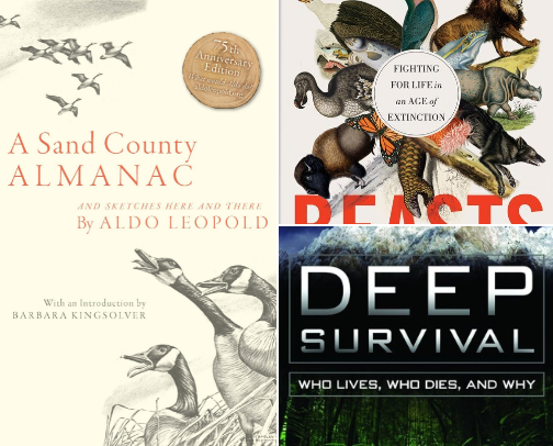 The Conservationist's Library: From Forest Canopy to Conflict Zone cover photo collage