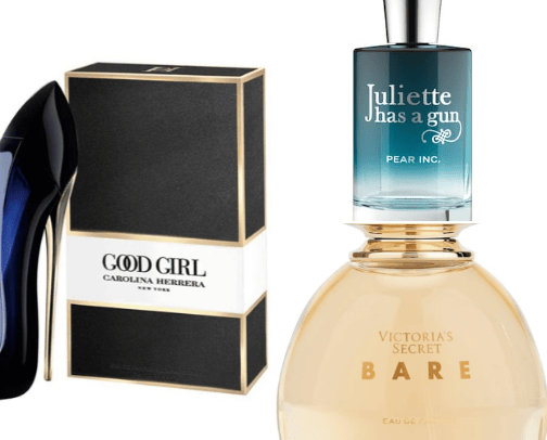 My favorite fragrances 🩷 cover photo collage