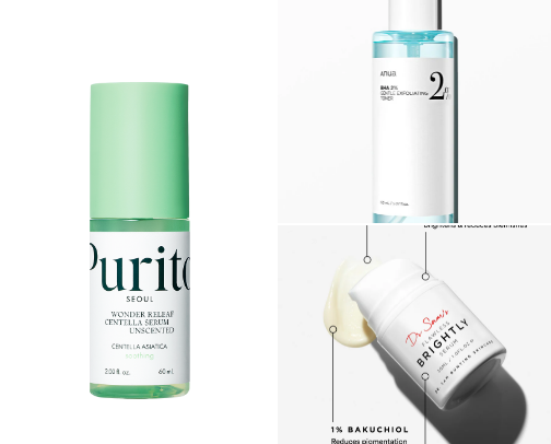 Acne Prone Skincare Faves cover photo collage