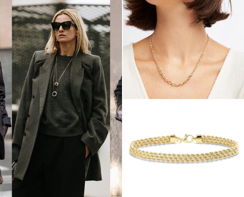Gold Jewelry's for prettier look cover photo collage