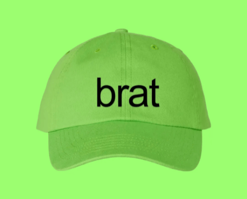 it's a BRAT summer cover photo collage