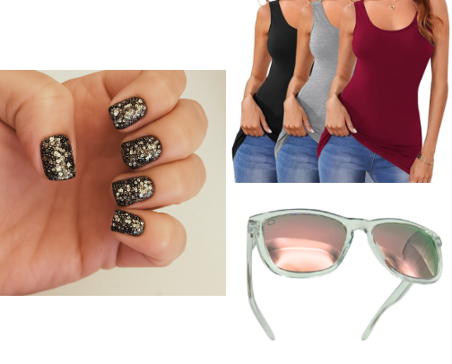 Comfort & Style Above and Below the Belt- Shades & Nail Care and Colors too! cover photo collage