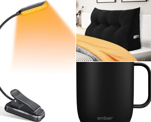 Cozy Reading Night Essentials: Useful Finds for a Better Reading Night cover photo collage