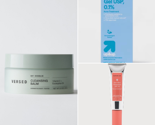 daily ✨affordable✨ skincare cover photo collage