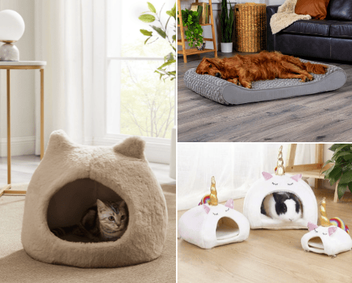 Pet Beds cover photo collage