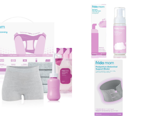 Postpartum essentials cover photo collage