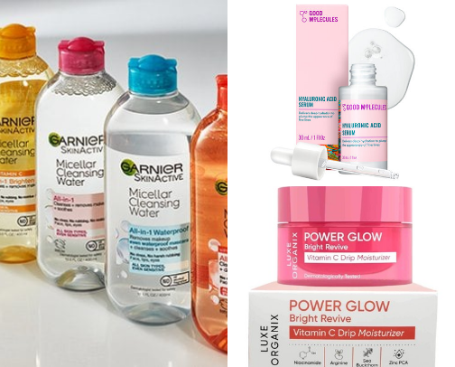 My Top 10 Skincare Finds Under ₱500 cover photo collage