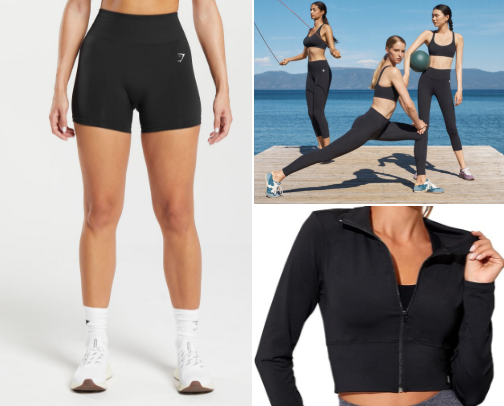 Whether it’s Pilates or a gym day u gotta pop off🤩 cover photo collage