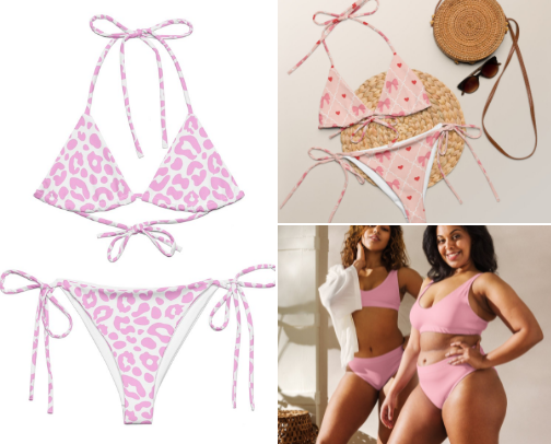 Women’s swimsuit Rec cover photo collage