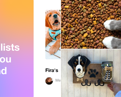 Pets food cover photo collage