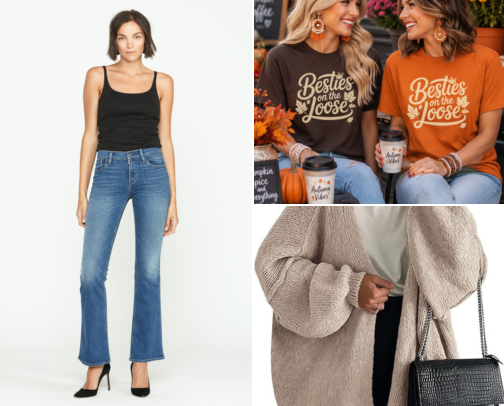 Fall outfit inspiration cover photo collage