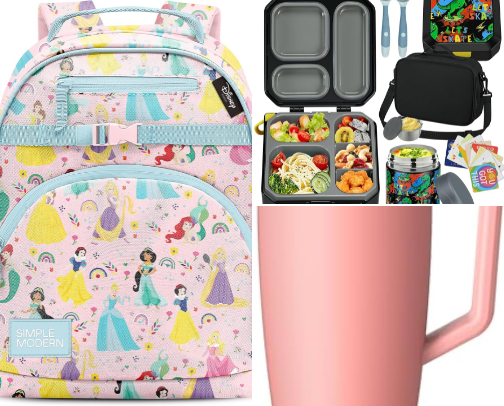 Back to school essentials cover photo collage