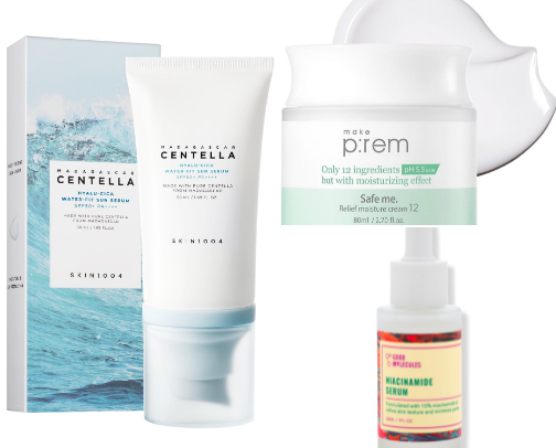 Simple Hydrating Skincare Routine for Sensitive/Normal to Dry Skin cover photo collage