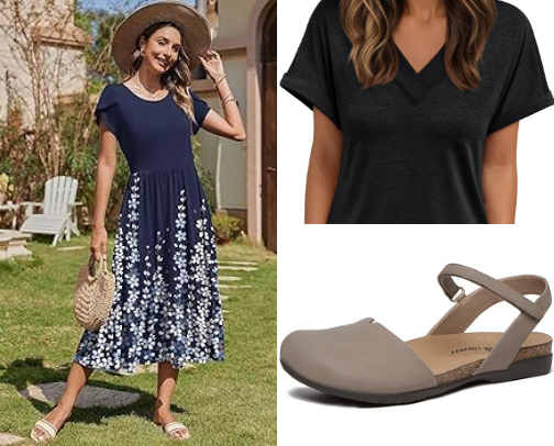 Clothes that I have found comfy or cute and great for work or play cover photo collage