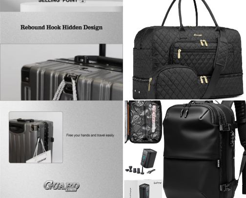 QUALITY BAG FOR TRAVEL cover photo collage