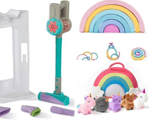 Favorite Rainbow Colored Toys cover photo collage