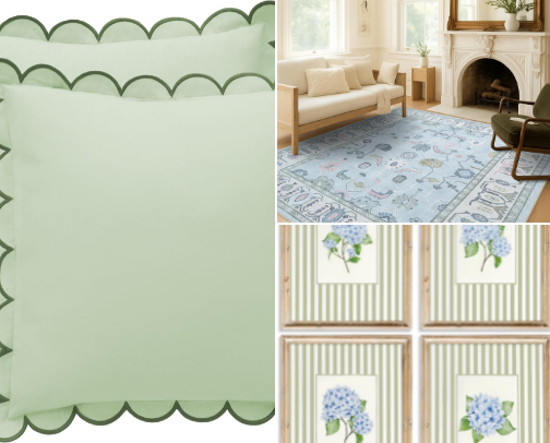 Southern Preppy Decor cover photo collage