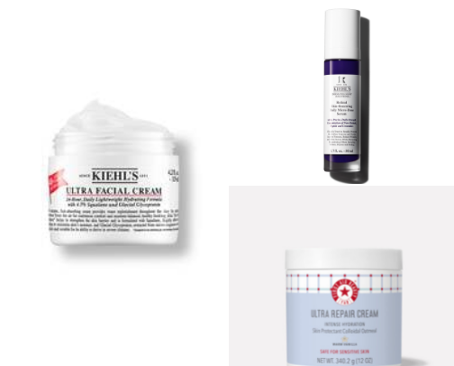 Super Sensitive Skincare Products cover photo collage