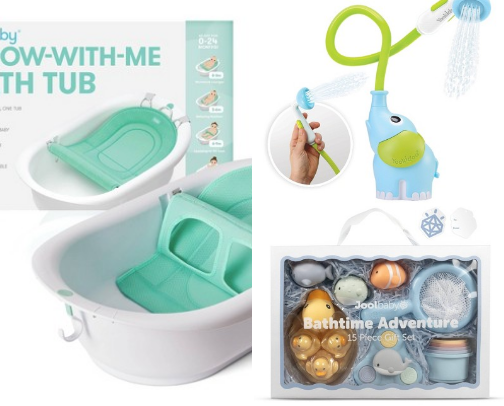 Newborn Bath Routine cover photo collage