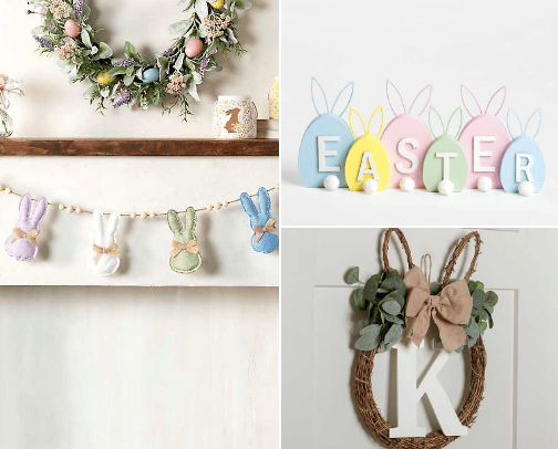 Easter Decor cover photo collage