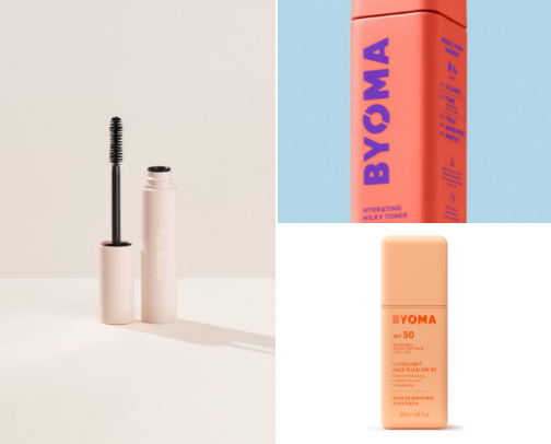 Beauty products I live by cover photo collage
