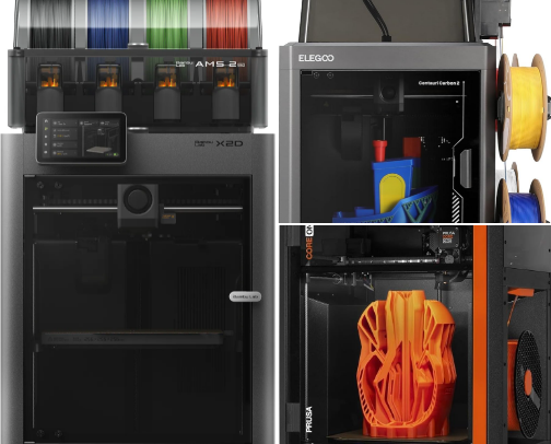 3D Printers Ranked: Best Picks for Beginners, Hobbyists & Experts cover photo collage