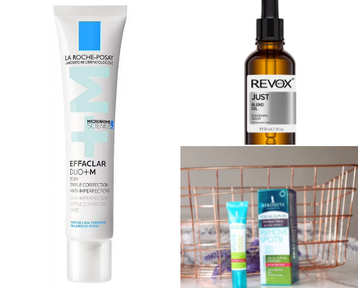 Skin care cover photo collage