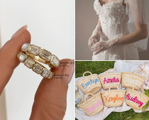 My Etsy Wedding Finds cover photo collage