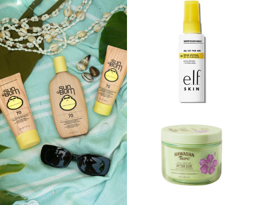 beach girl essentials! ☀️ cover photo collage