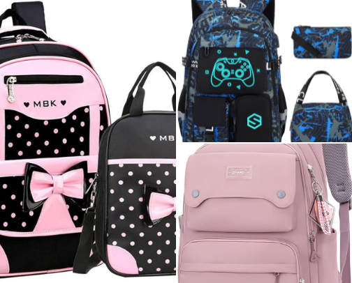 school stationary cover photo collage