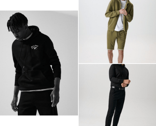 Men's clothes cover photo collage