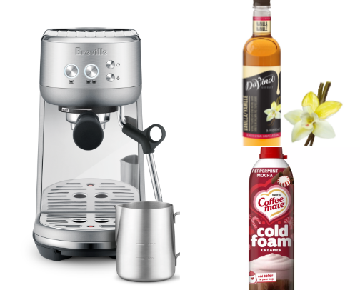 what you need to make the perfect latte at home cover photo collage