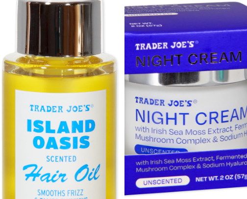 Trader Joe's beauty recommendations cover photo collage
